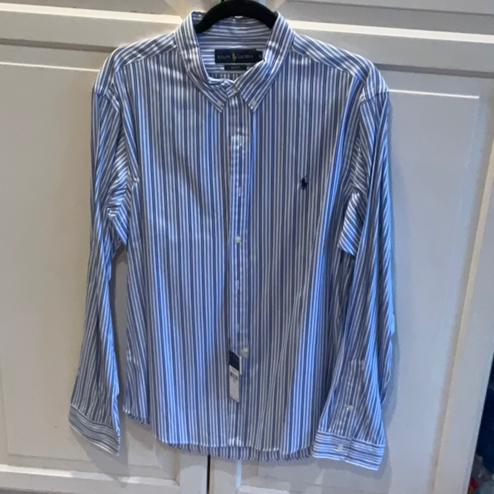 NWT Men’s slim fit XL Polo dress shirt